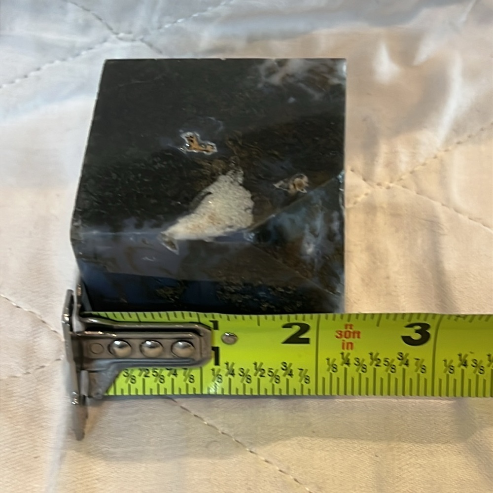 Moss Agate Crystal / Gemstone Cube NWOT - Picture 15 of 17